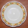 Wholesale dinner plate porcelain plate soup plate