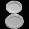 Wholesale porcelain super white plate