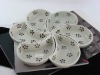 one dollar 6 pcs specially-designed ceramic plate in good quality
