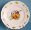 Wholesale flat plate, moon plate ceramic plate, porcelain plate SGS