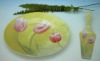 Wholesale dinner porcelain cake plates with scoop set