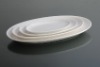 oval plate,porcelain plate with oval shape,ceramic plate