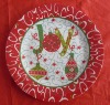ceramic plate,square dish plate