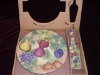 Wholesale dinner porcelain cake plates with scoop set