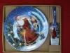 Wholesale dinner porcelain cake plate with scoop set