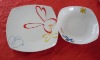 Wholesale ceramic plate,square dish plate