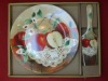 Wholesale dinner porcelain cake plate with scoop set