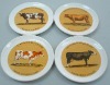 Wholesale dinner ceramic bread plate with scoop set