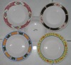 soup plate, ceramic plate, porcelain plate SGS