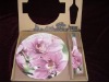 Wholesale dinner porcelain cake plates with scoop set