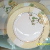 Wholesale round ceramic dinner plate