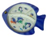 Wholesale 10.25" fish shape melamine plate