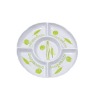 Wholesale 12" melamine chip dip plate/melamine dinnerware