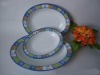 Wholesale 3pcs melamine dinner plate with design