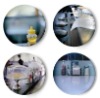 Wholesale melamine plate for dinner with design
