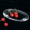 Wholesale nice crystal carving set plate