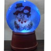 Wholesale Full moon shaped Christmas snow globe