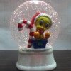 Wholesale Full moon shaped Christmas snow globe