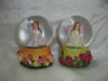 polyresin angel water ball (water globe crafts, angel globe)