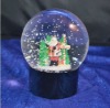 christmas glass snow dome