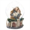 Polyresin crafts with reindeer snow globe/water globe gifts