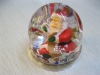 plastic snow globe