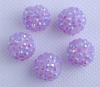 Wholesale Resin Rhinestone Ball Beads for Jewelry!!