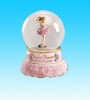 Wholesale polyresin ballet snow globe