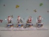 Wholesale polyresin snow globe ball,santa claus