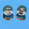 Resin christmas snow globe