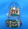 moutain scenery resin water globe for souvenir ( T-WB46)