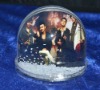 plastic photo frame snow globes for souvenir gift