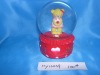 Polyresin figurine snow globe