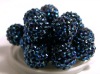 Wholesale Cheapest!! Wholesales Price Jewelry Fashionable Resin ball Beads!! Newest!! Navy Blue Color!!