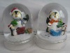 Wholesale penuins water snow globe
