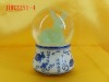 music snow globe ,polyresin gifts,snow ball,dome
