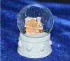 plastic musical lighted snow globes,music snow globe