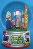 (souvenir) resin Christmas snow globe