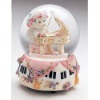 Wholesale Beautiful polyresin water globe with music