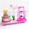 Wholesale love snow globe with hourglass