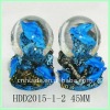 Wholesale Top sale 45mm glass snow ball with dolphin