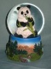resin Panda water globe