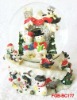 Wholesale Crystal water ball Christmas Snowman FGB-BC177