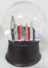 Wholesale Polyresin Famous Buildings water Globe