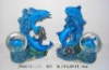 Wholesale cute resin snow water ball