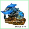3D Polyresin Dolphin Water Ball From Twinkle(with light)