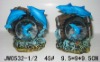 Wholesale top sale crysal gifts with dolphin