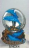 Wholesale cute dolphin polyresin water ball on sale