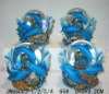 Wholesale 65mm dolphin polyresin water ball