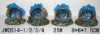 Wholesale nice dolphin polyresin water ball